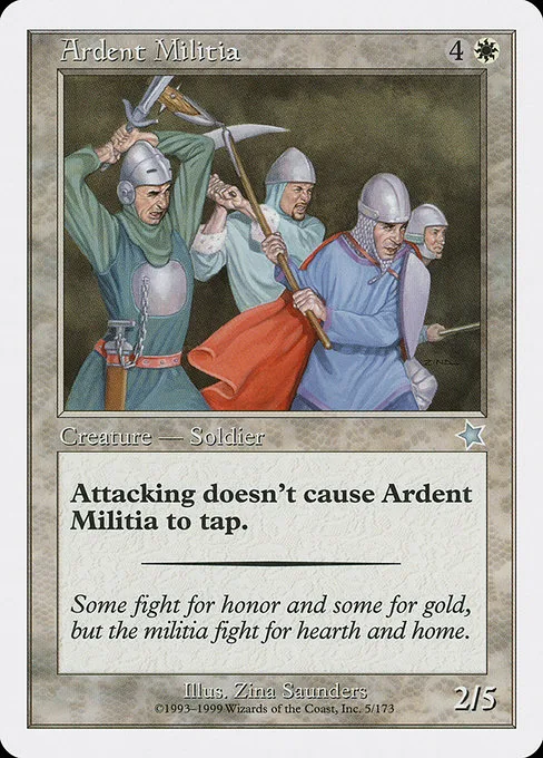 Ardent Militia · Starter 1999 5/173