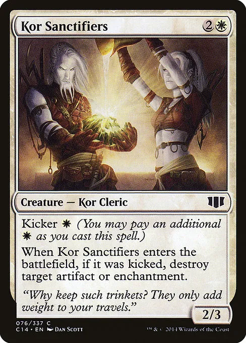 Kor Sanctifiers · Commander 2014 76/337