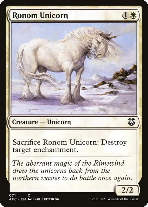 Ronom Unicorn · Forgotten Realms Commander 71/331