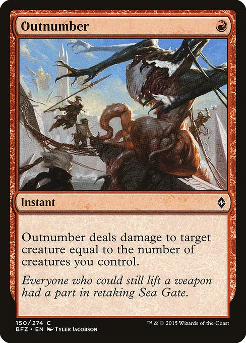 Outnumber · Battle for Zendikar 150/299