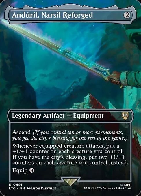 Andúril, Narsil Reforged · Tales of Middle-earth Commander 491/591
