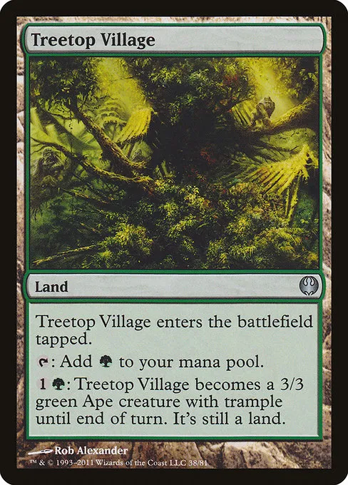 Treetop Village · Duel Decks: Knights vs. Dragons 38/81