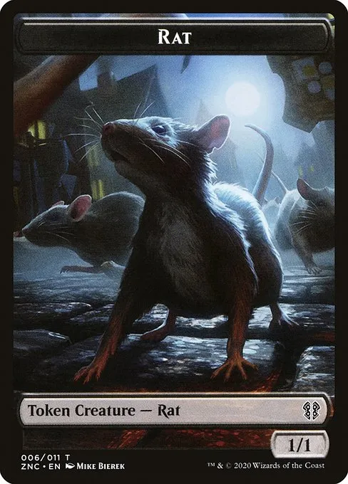 Rat · Zendikar Rising Commander Tokens 6/11