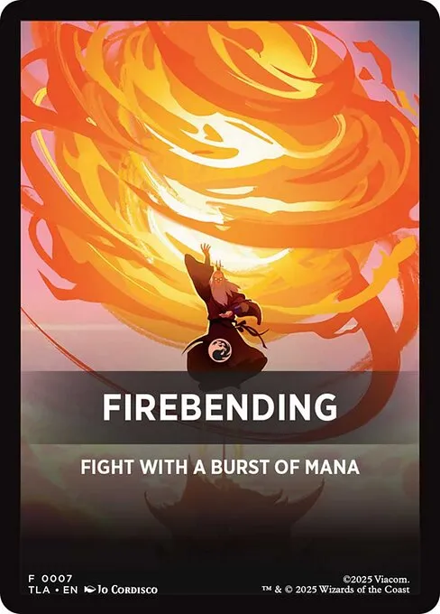 Firebending · Avatar: The Last Airbender Beginner Box Front Cards 7/10
