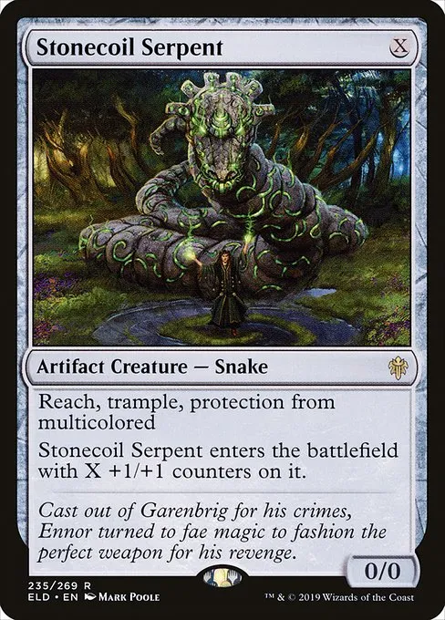 Stonecoil Serpent · Throne of Eldraine 235/398
