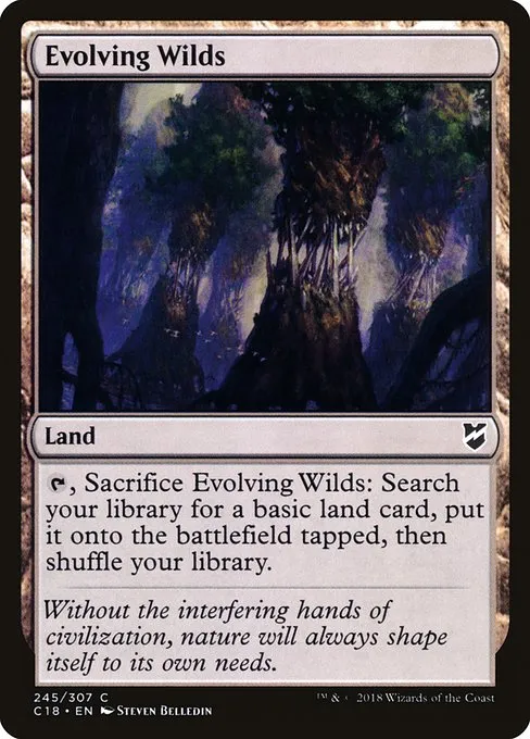 Evolving Wilds · Commander 2018 245/307