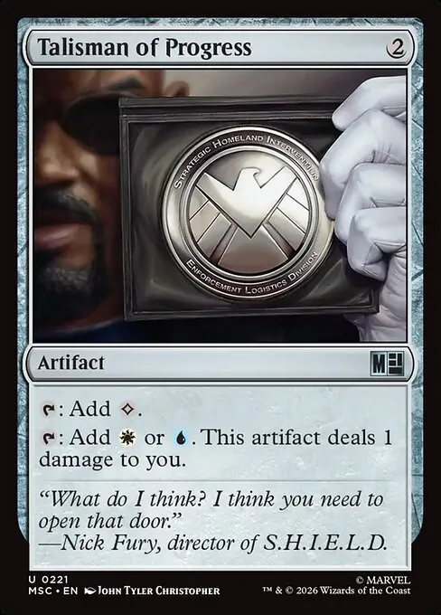 Talisman of Progress · Marvel Super Heroes Commander 221/9