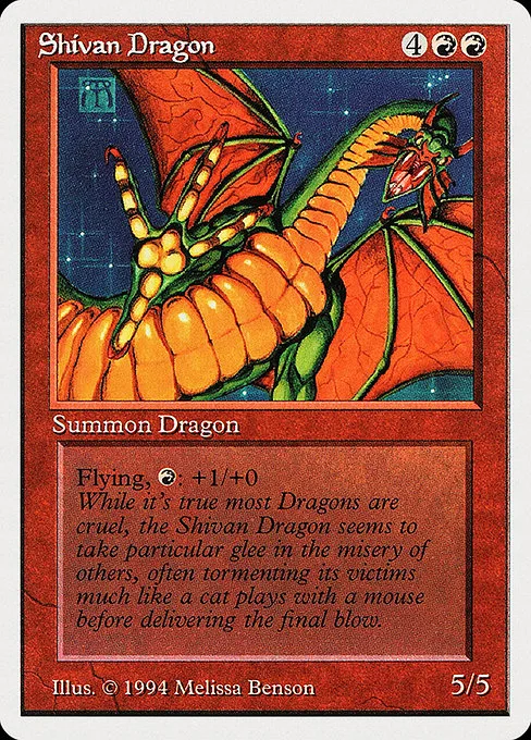 Shivan Dragon · Summer Magic / Edgar 177/306