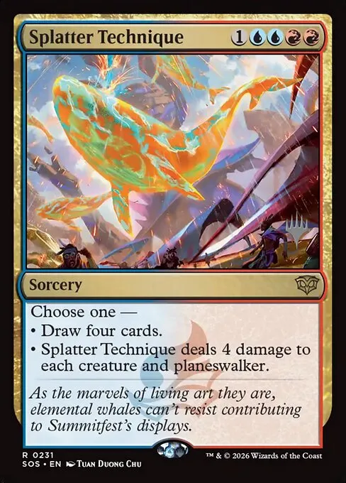 Splatter Technique · Secrets of Strixhaven Promos 231p/80