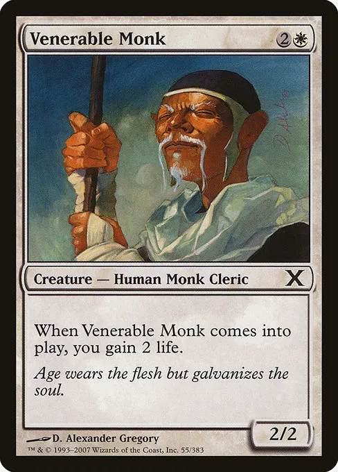 Venerable Monk · Tenth Edition 55/510