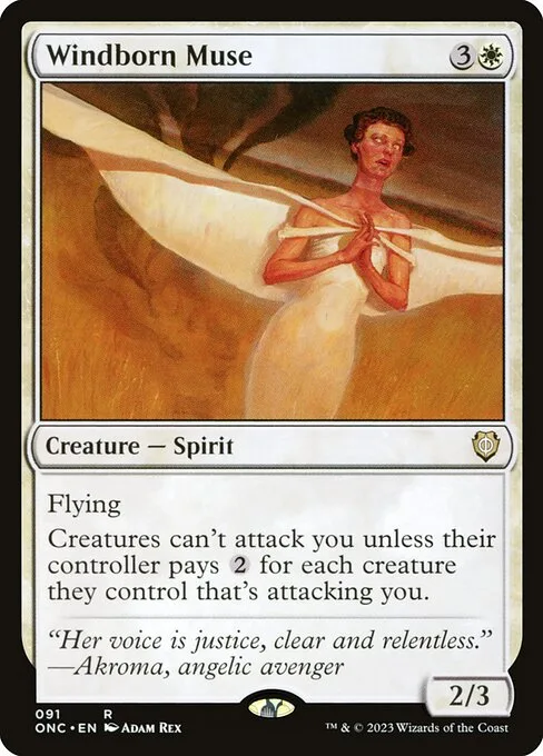 Windborn Muse · Phyrexia: All Will Be One Commander 91/174