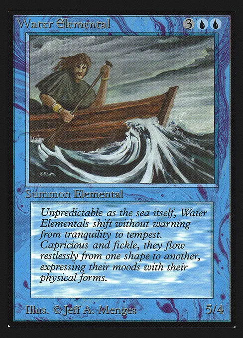 Water Elemental · Intl. Collectors' Edition 92/302