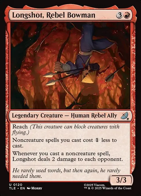 Longshot, Rebel Bowman · Avatar: The Last Airbender Eternal 120/317