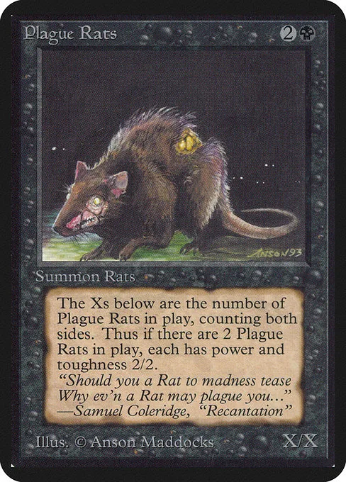 Plague Rats · Limited Edition Alpha 121/295