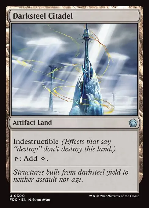 Darksteel Citadel · Foundations Commander 300/3