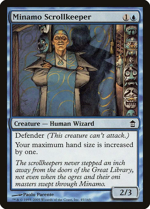 Minamo Scrollkeeper · Saviors of Kamigawa 45/165