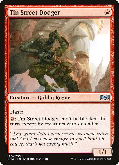 Tin Street Dodger · Ravnica Allegiance 120/273