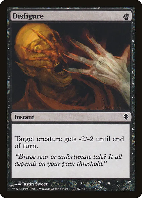 Disfigure · Zendikar 87/269