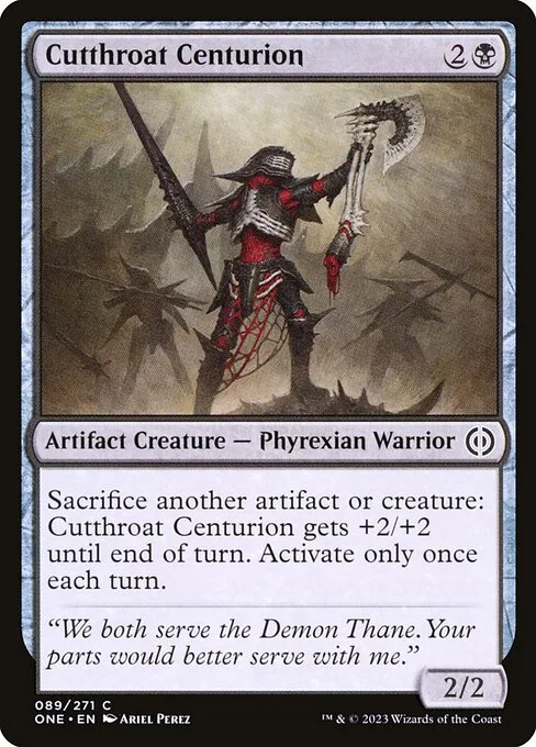 Cutthroat Centurion · Phyrexia: All Will Be One 89/479