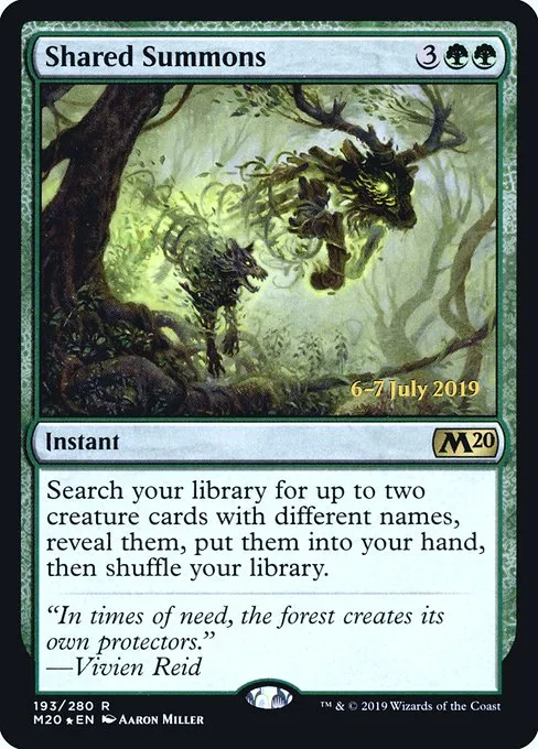 Shared Summons · Core Set 2020 Promos 193s/144