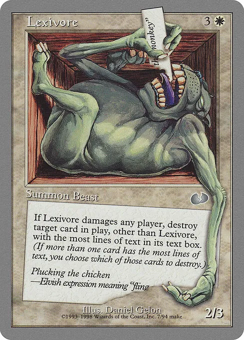 Lexivore · Unglued 7/88