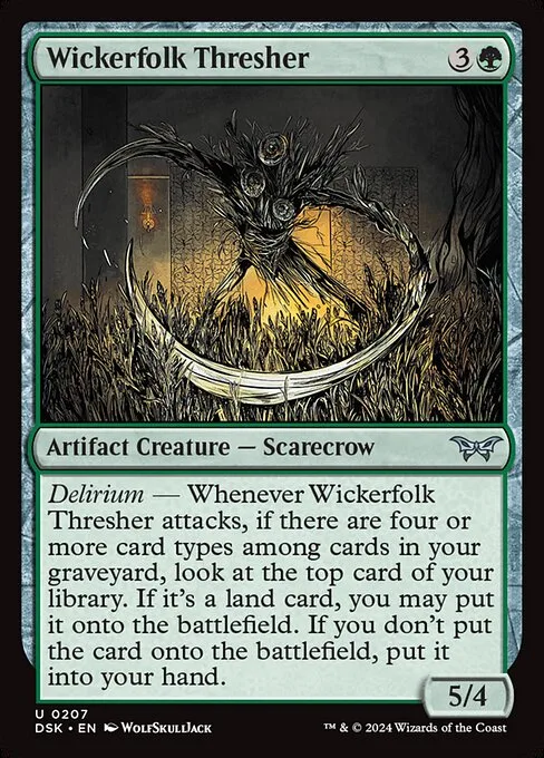 Wickerfolk Thresher · Duskmourn: House of Horror 207/419