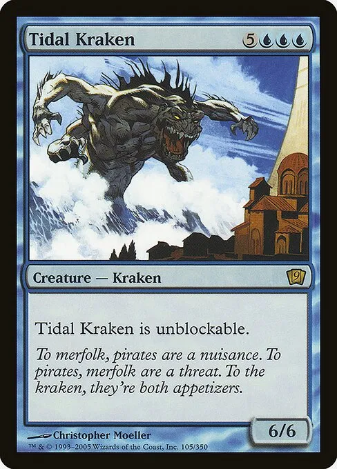 Tidal Kraken · Ninth Edition 105★/710