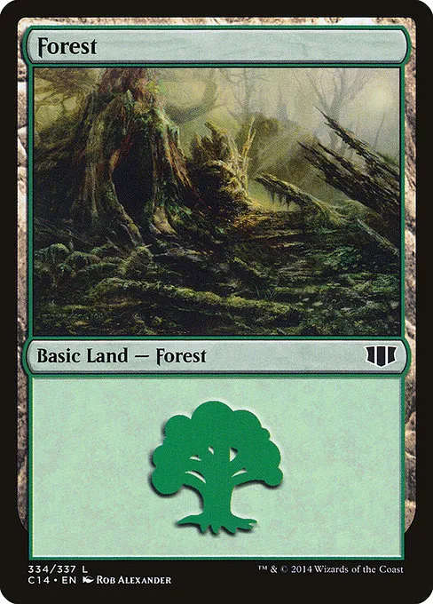 Forest · Commander 2014 334/337