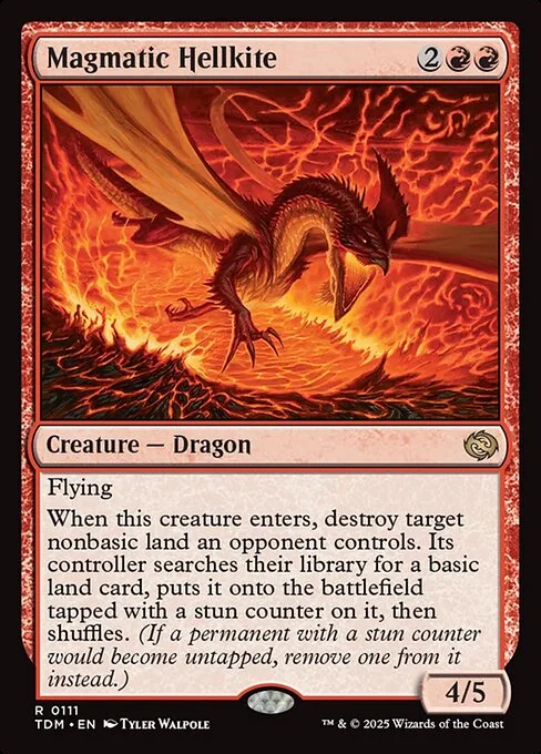 Magmatic Hellkite · Tarkir: Dragonstorm 111/427