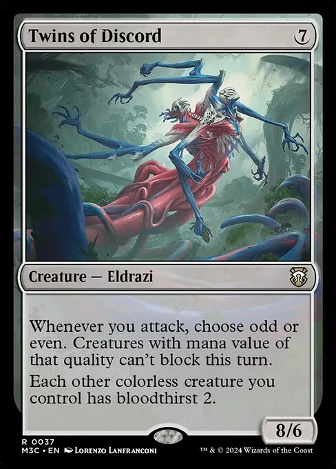 Twins of Discord · Modern Horizons 3 Commander 37/398
