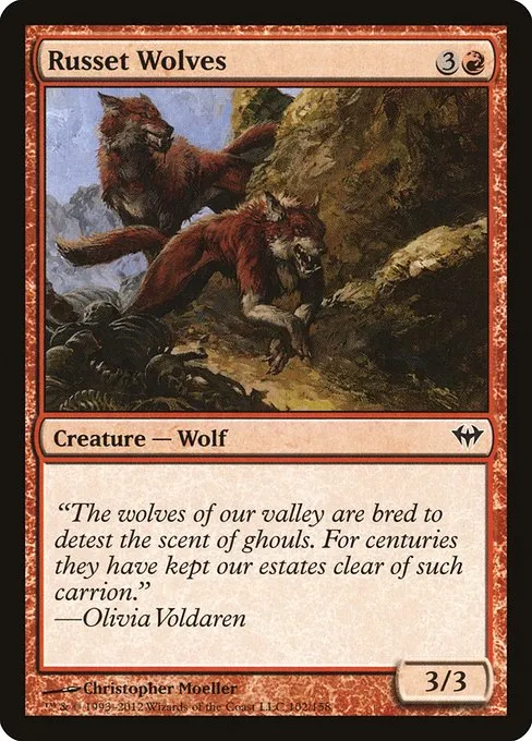 Russet Wolves · Dark Ascension 102/158