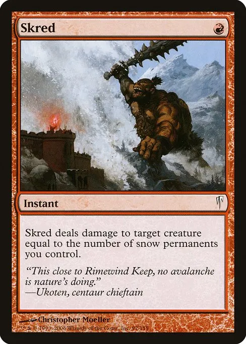 Skred · Coldsnap 97/155