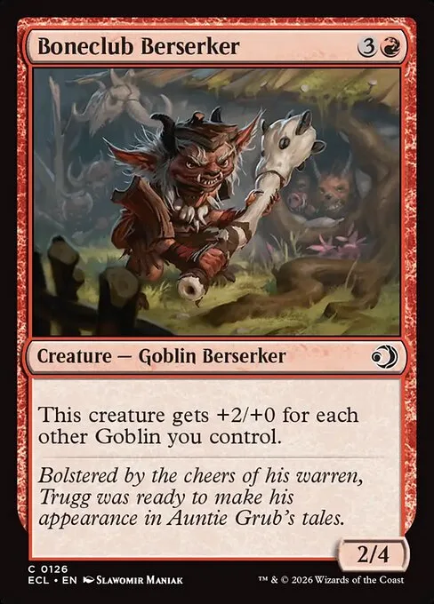 Boneclub Berserker · Lorwyn Eclipsed 126/408