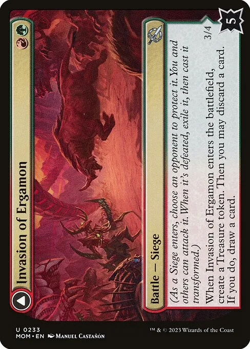Invasion of Ergamon // Truga Cliffcharger · March of the Machine 233/387