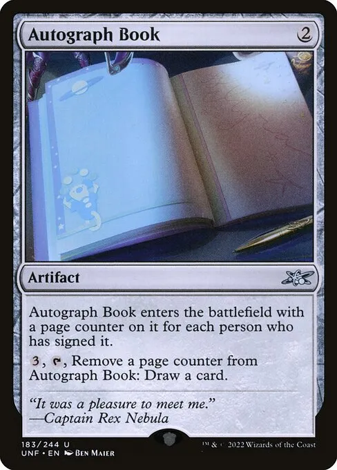Autograph Book · Unfinity 183/639