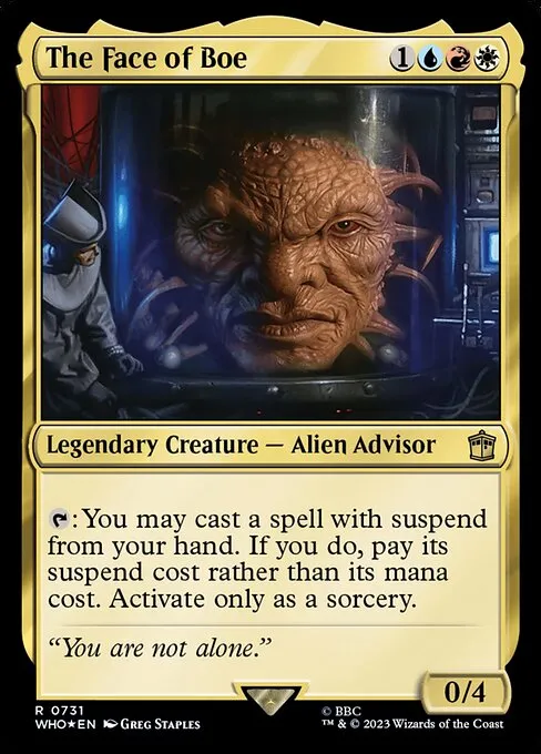 The Face of Boe · Doctor Who 731/1178