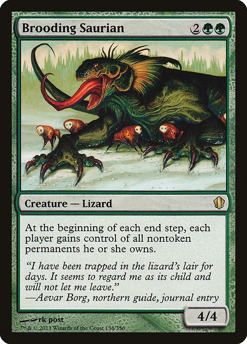 Brooding Saurian · Commander 2013 138/356