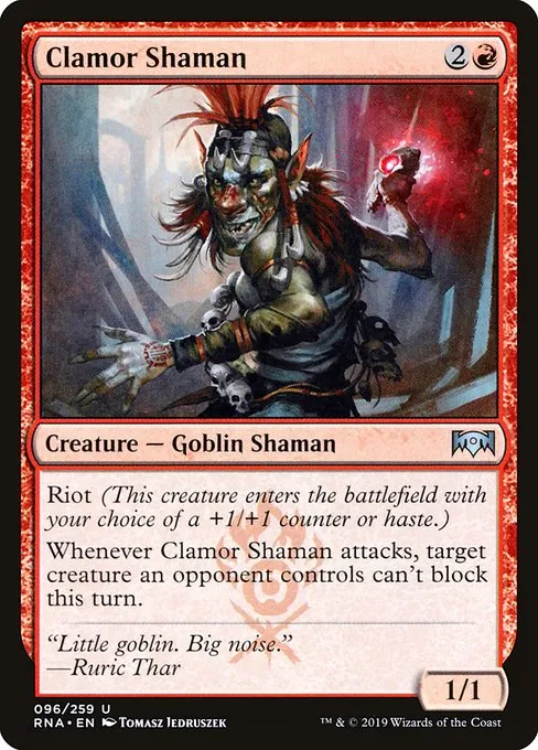 Clamor Shaman · Ravnica Allegiance 96/273