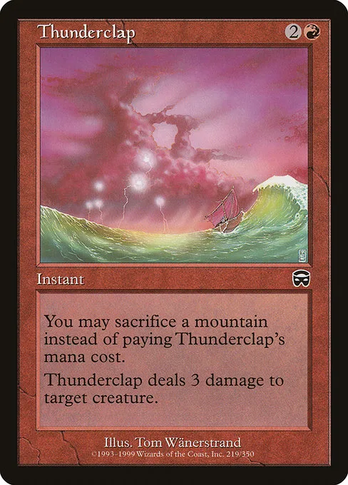 Thunderclap · Mercadian Masques 219/350