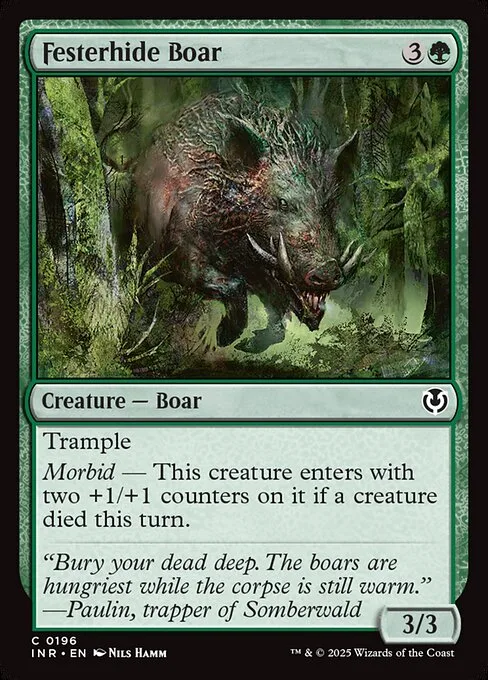 Festerhide Boar · Innistrad Remastered 196/495