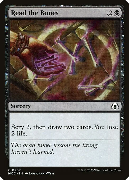Read the Bones · March of the Machine Commander 267/450