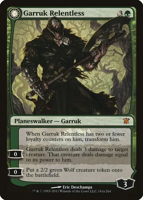 Garruk Relentless // Garruk, the Veil-Cursed · Innistrad 181/264