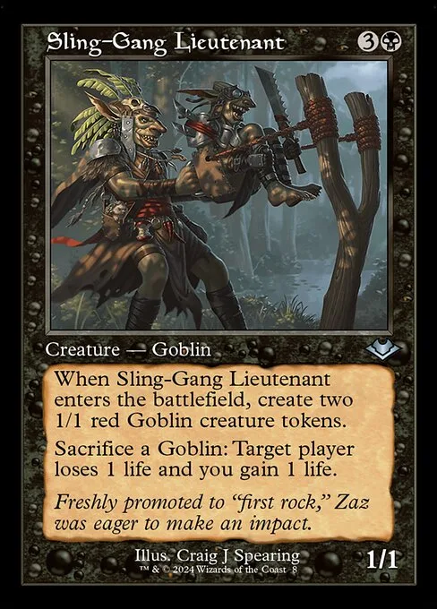 Sling-Gang Lieutenant · Modern Horizons 2 Timeshifts 8/16