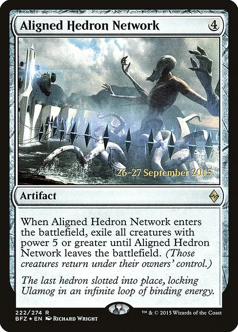 Aligned Hedron Network · Battle for Zendikar Promos 222s/90