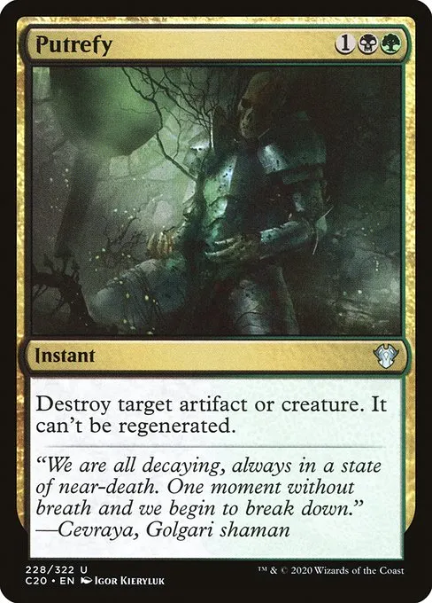 Putrefy · Commander 2020 228/322