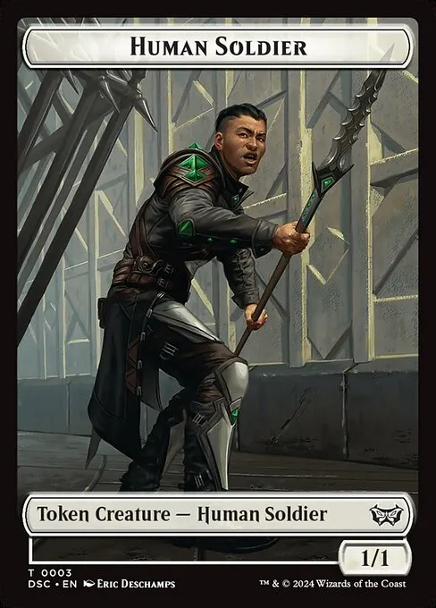 Human Soldier · Duskmourn Commander Tokens 3/23