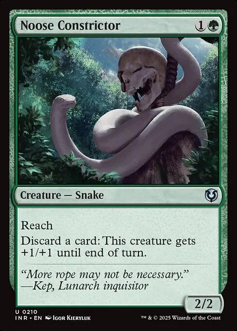 Noose Constrictor · Innistrad Remastered 210/495