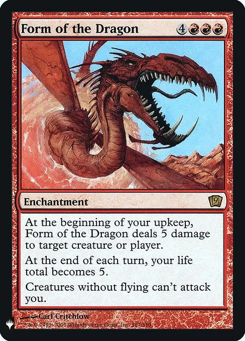Form of the Dragon · The List 9ED-187/5050