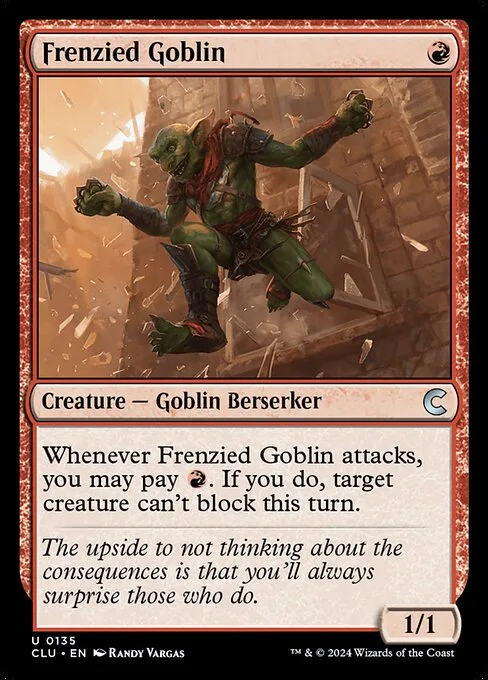 Frenzied Goblin · Ravnica: Clue Edition 135/284