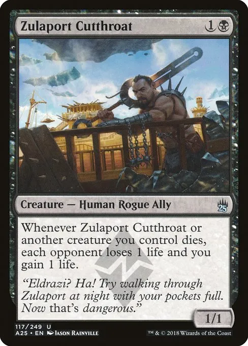 Zulaport Cutthroat · Masters 25 117/249